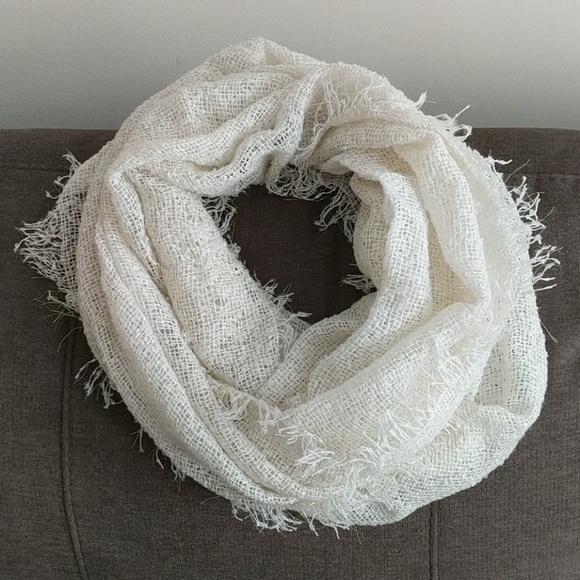Charming Charlie Accessories - White Infinity Scarf